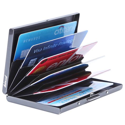 metal rfid card holder space design|metal rfid credit card holder.